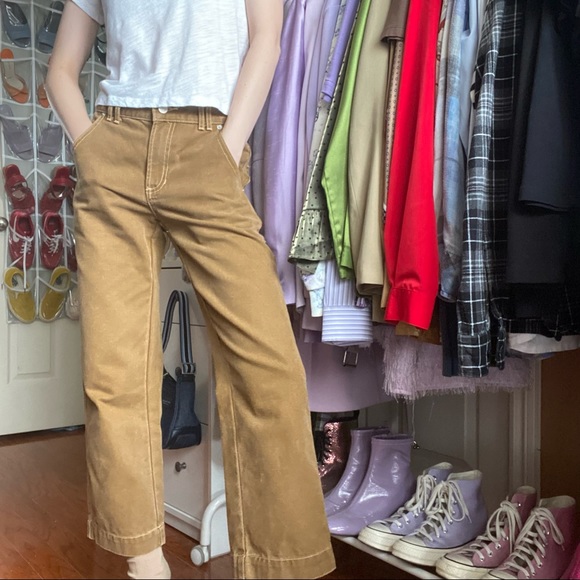 ✨SOLD!✨brown tan pants - Picture 1 of 14